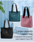 🔥Hot Sale🔥 2024 Large Capacity Waterproof Multi Pocket Nylon Shoulder Bag