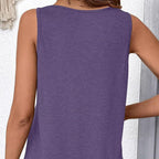 Women’s V-Neck Sleeveless Tank Top – Effortless Comfort & Chic Style! ✨👚