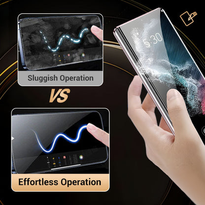 Anti-peeping Magnetic Tempered Glass Double-sided Phone Case For Samsung S25-21 Series