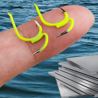 Classic Sharp Double Fishing Hooks