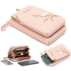 🔥Women Sling Cross-Body Wallet with Mobile Cell Phone Holder