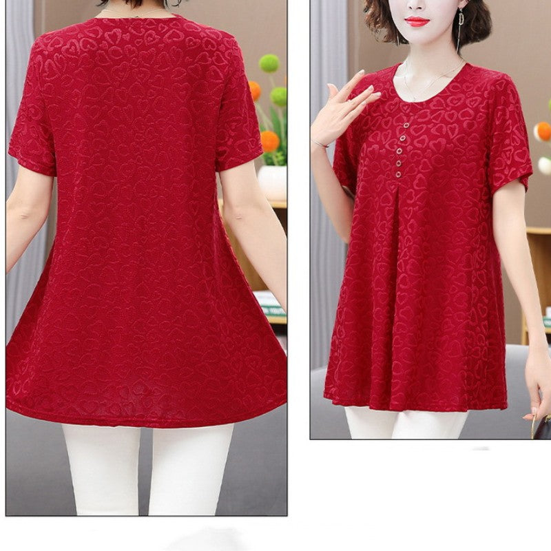 Women's Summer Loose Short Sleeve T-Shirt（50% OFF）