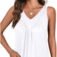 Women’s V-Neck Sleeveless Tank Top – Effortless Comfort & Chic Style! ✨👚
