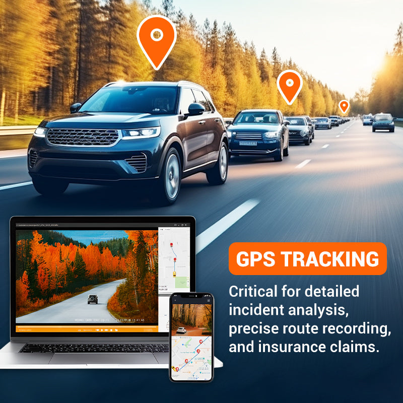 Driving Safety4-Channel FHD Dash Cam with Ultra-Wide Angle