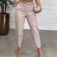 Women's Solid Color Tapered Pants