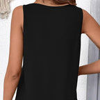 Women’s V-Neck Sleeveless Tank Top – Effortless Comfort & Chic Style! ✨👚