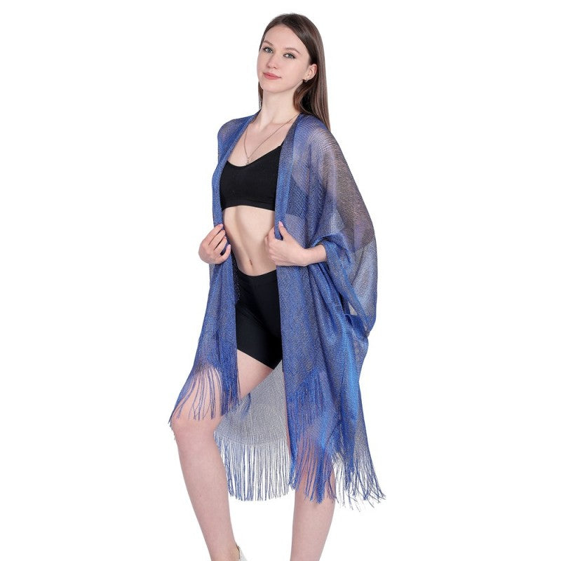 Sparkling Tassel Shawl