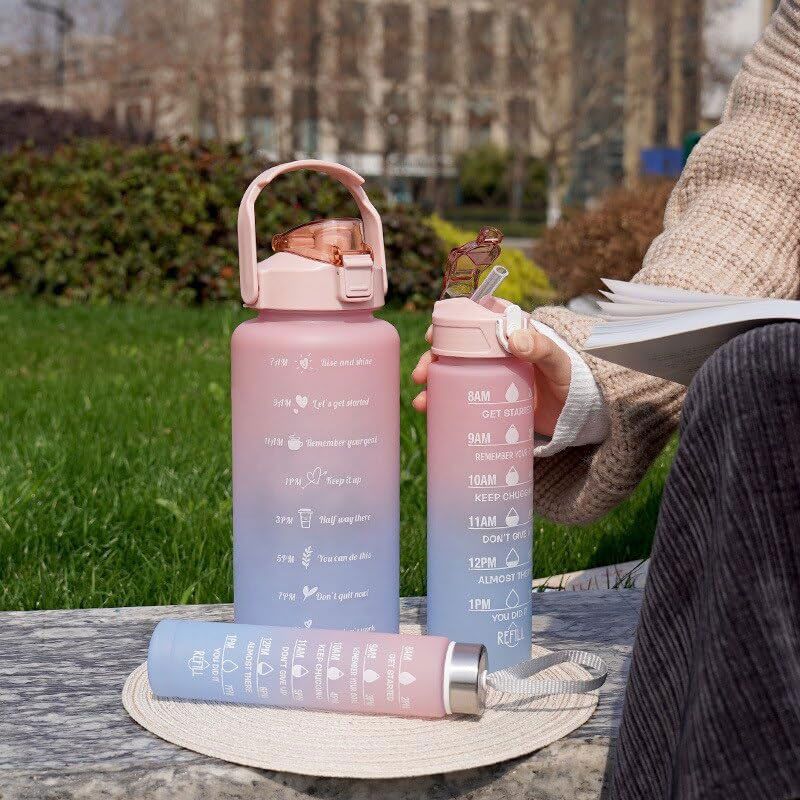 🔥Hot Sale 50% OFF🔥3-IN-1 Motivational Water Bottle
