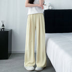 Women's Summer Lightweight Elastic-Waist Wide-Leg Pants