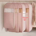 Space Saving Hanging Garment Bag with Self Compression Zipper