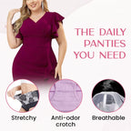 ✨ BUY 5 GET 5 FREE✨Cotton High Waist Abdominal Slimming Hygroscopic Antibacterial Underwear