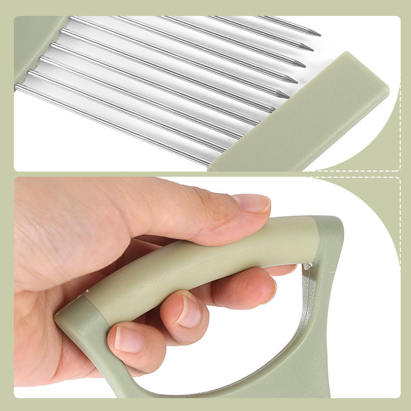 Stainless Steel Vegetables Holder for Slicing