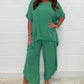 Floaty 2 Piece Sleeved Trouser Set