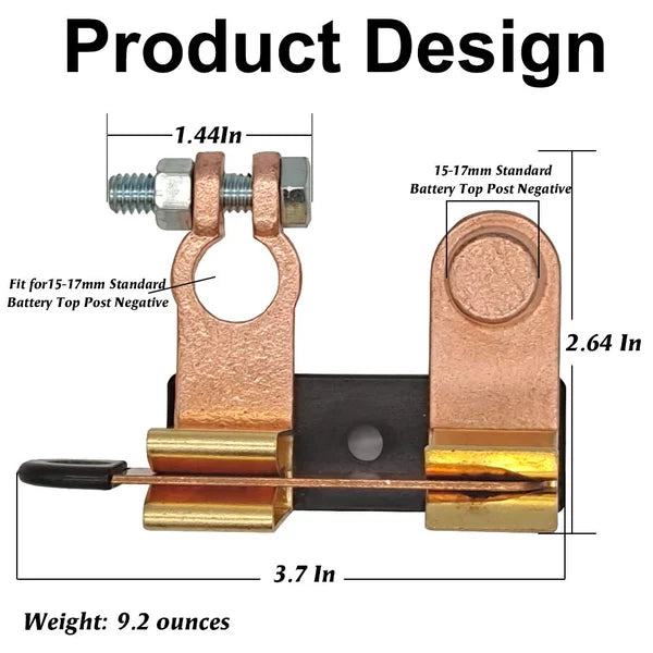 Top Post Knife Blade Master Switch, Leakage Protection Brass Switch