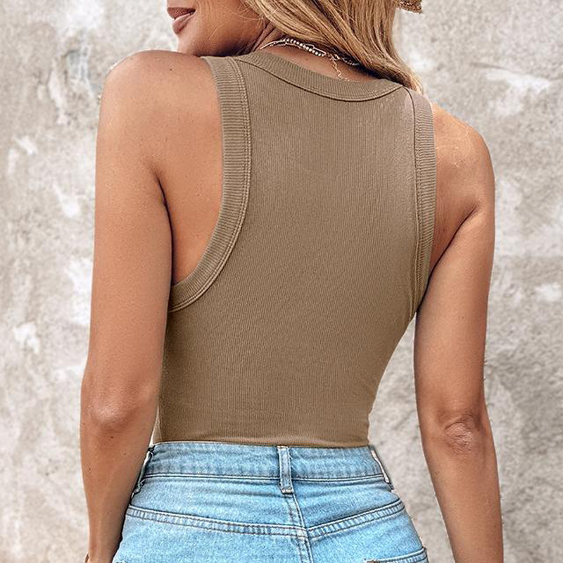 🔥Women's Ribbed Tank Top with Shelf Bra