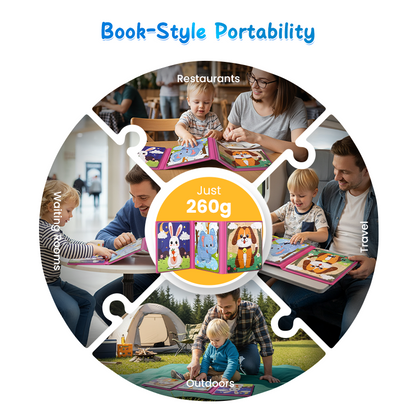 Children's Magnetic Building Book