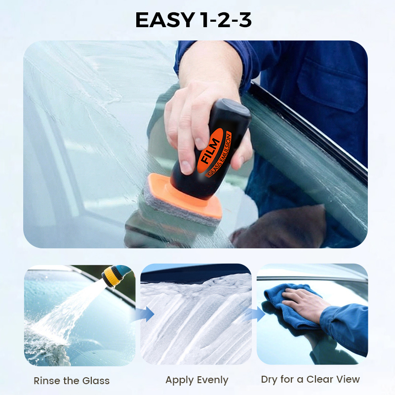 🔥Buy 2 Get 1 Free🔥 Auto Glass Side Window Oil Film Removal Cleaner