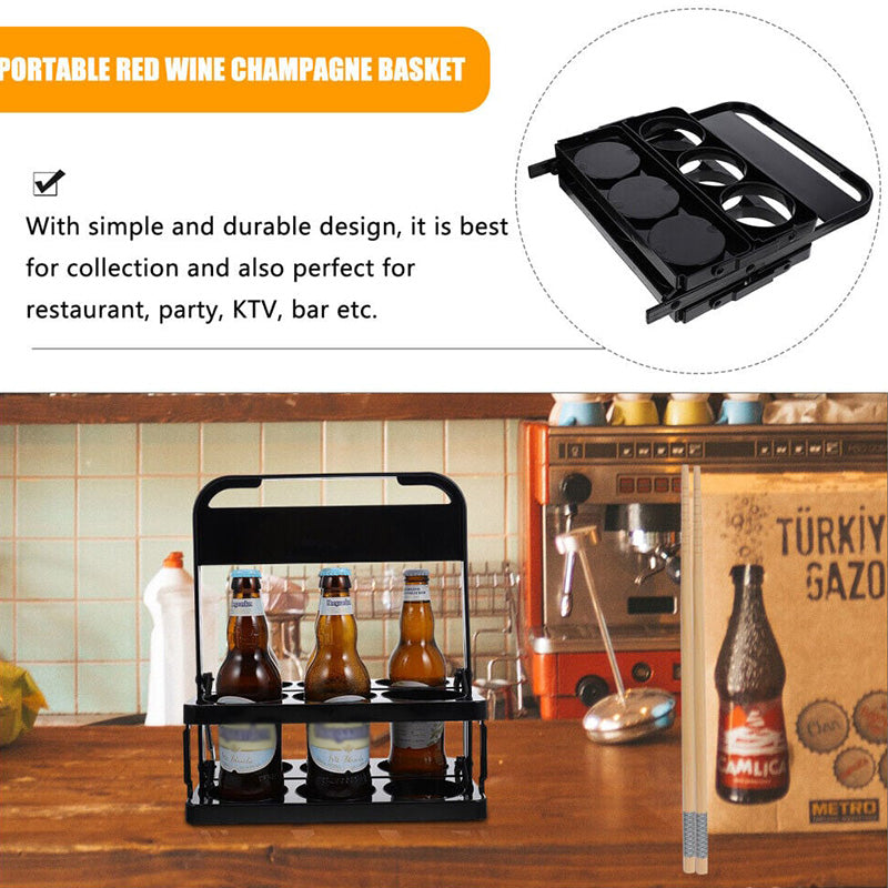 🔥Hot Sale🔥 Foldable Beer Carrier Bottle Holder