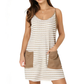 Women's Sleeveless Summer Dress with Shorts