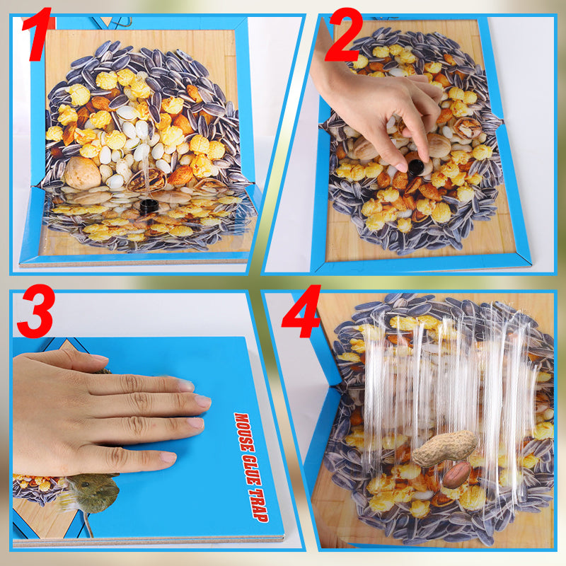 Easy to place, Catch mice anywhere anytime, Mouse trap, Your family's mouse defense tool