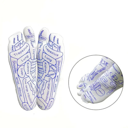 HOT SALE🔥Reflexology Chart Socks with Trigger Point Massage Tool