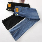 ✨New Arrival✨High-Waisted Flared Denim Jeans with Split Hem