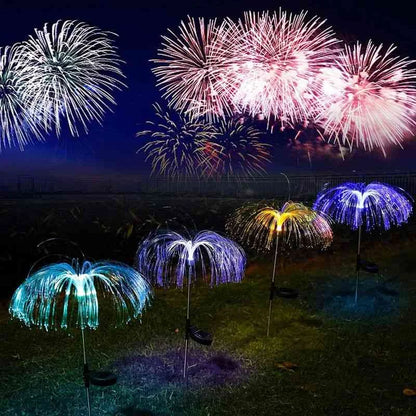 Solar Garden Lamp – Color-Changing Jellyfish Lamp