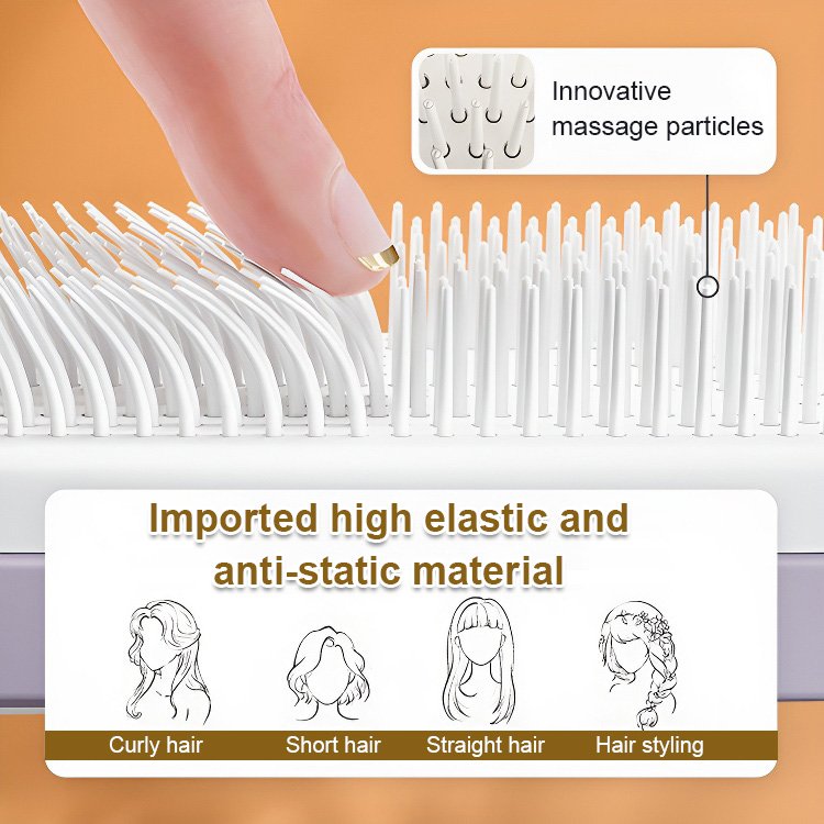 Automatic Cleaning Rotating Lifting Comb