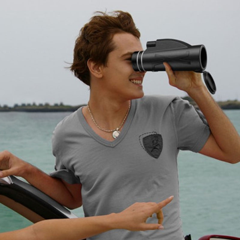 🎉Hot Sale🎉80x100 Monocular Telescope with Smartphone Adapter & Tripod