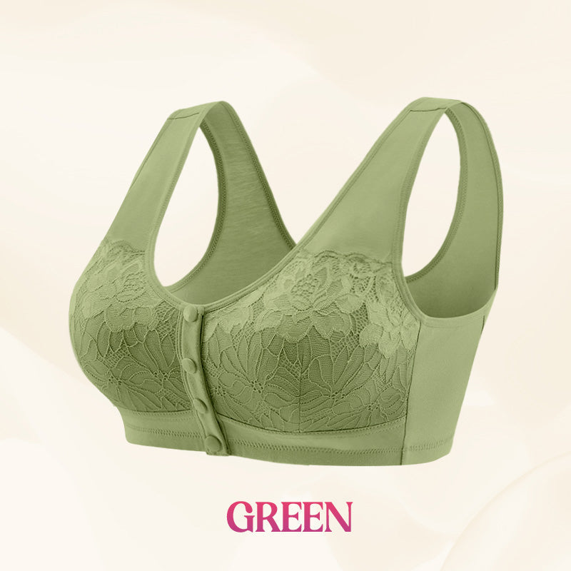 📢📢BIG SALE !!⏰Comfortable Wireless Shaping Front-Fasten Bra