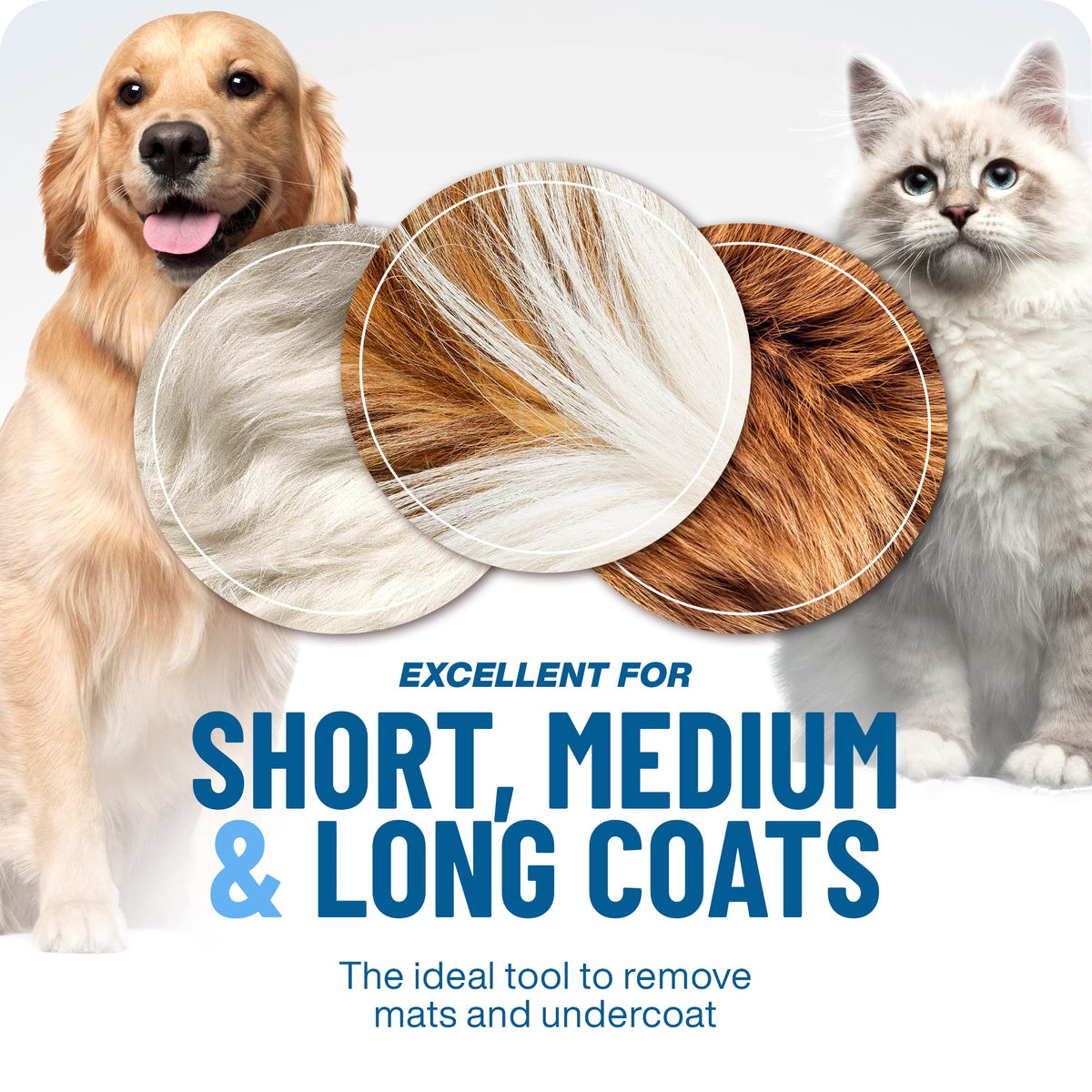 Professional Deshedding Tool For Dogs And Cats