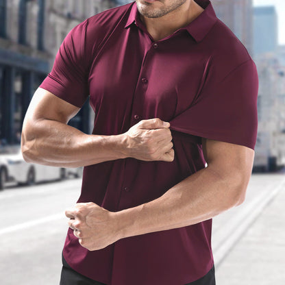 ✨ 50% OFF✨Men's Short Sleeve 4-Way Stretch Shirt