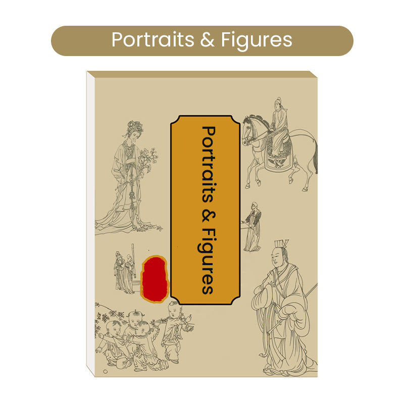 🎨 Chinese Painting White Drawing Copying Album