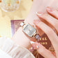 Women's Fashion Rectangular Quartz Watch⌚