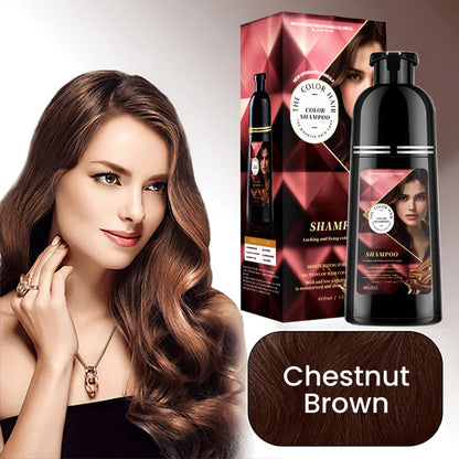 🎉Year End Sale🎉Herbal Extract Instant Hair Color Shampoo for Men & Women
