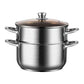 🔥Free Shipping🔥Stainless Steel Multifunctional Double-Layer Pot & Steamer