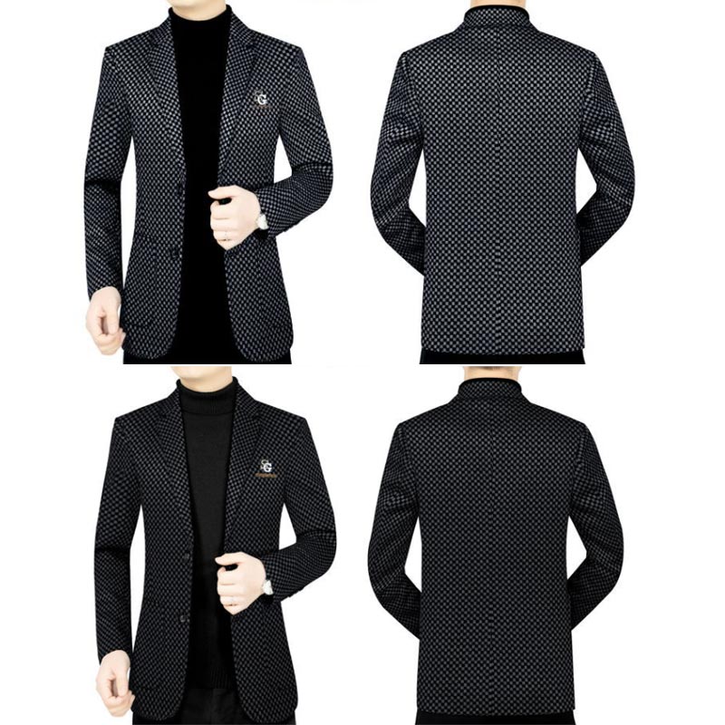 🔥New Hot Sale🔥Men's Slim-fit Casual Suit Jacket【Comfortable And Warm】