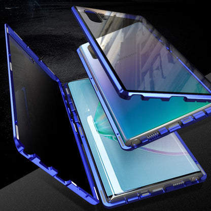 Anti-peeping Magnetic Tempered Glass Double-sided Phone Case For Samsung S25-21 Series