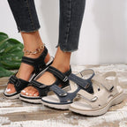 🔥Women’s Wedge Sandals with Hook & Loop Straps