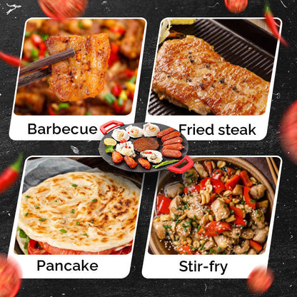 ⏳Time-limited Special⏰Non-Stick Electric Indoor Grill Pan🍳