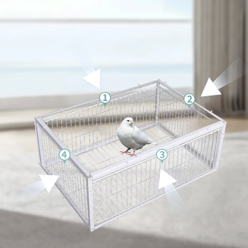 AutoTrap Bird Cage - Entry Only, No Exit, With Base