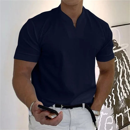 💎 Men Gentlemans Business Short Sleeve Fitness T-shirt