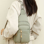 🔥50% OFF🔥Women's Vintage PU Leather Chest Bag