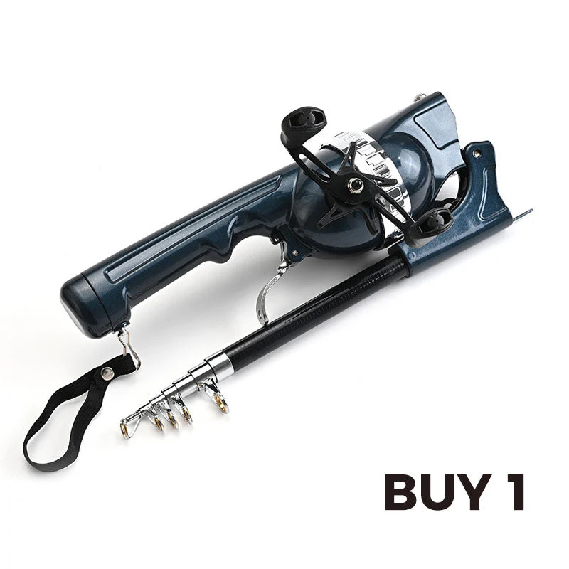 🎁Hot Sale 49% OFF⏳All-in-one Telescopic Fishing Rod Kit