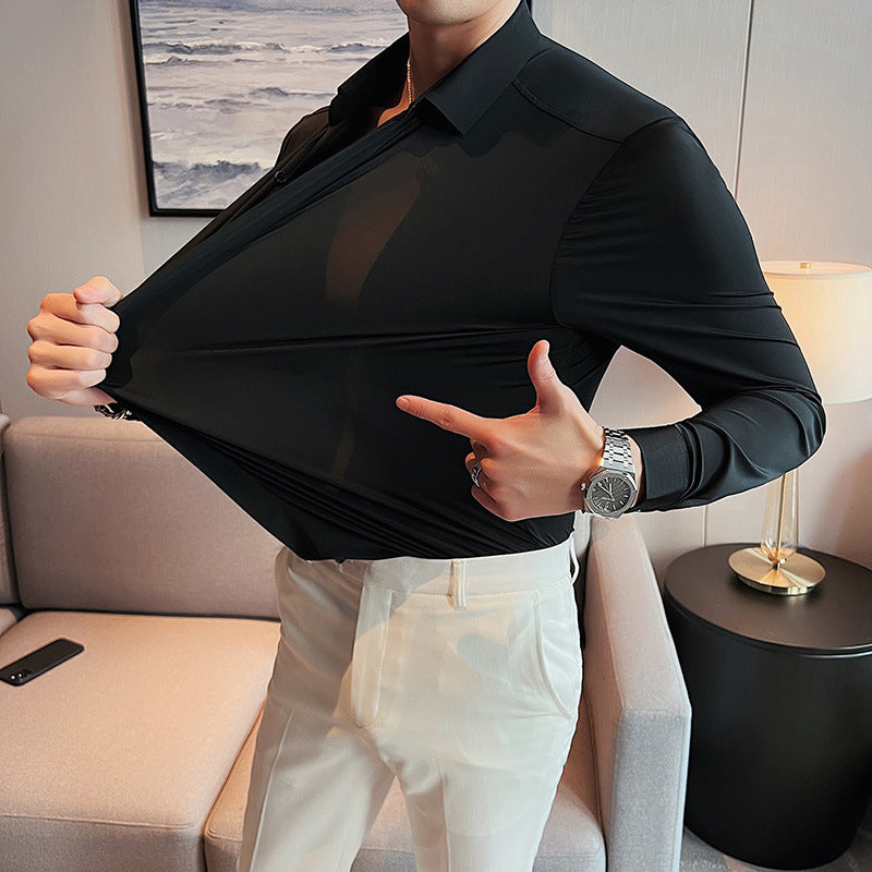 🔥Men's Wrinkle-Free Button-Down Shirt