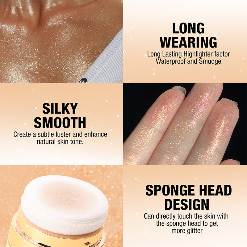 ✨Hot Sale✨Instant Retouch Body Highlight Powder with Powder Pad
