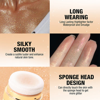 ✨Hot Sale✨Instant Retouch Body Highlight Powder with Powder Pad