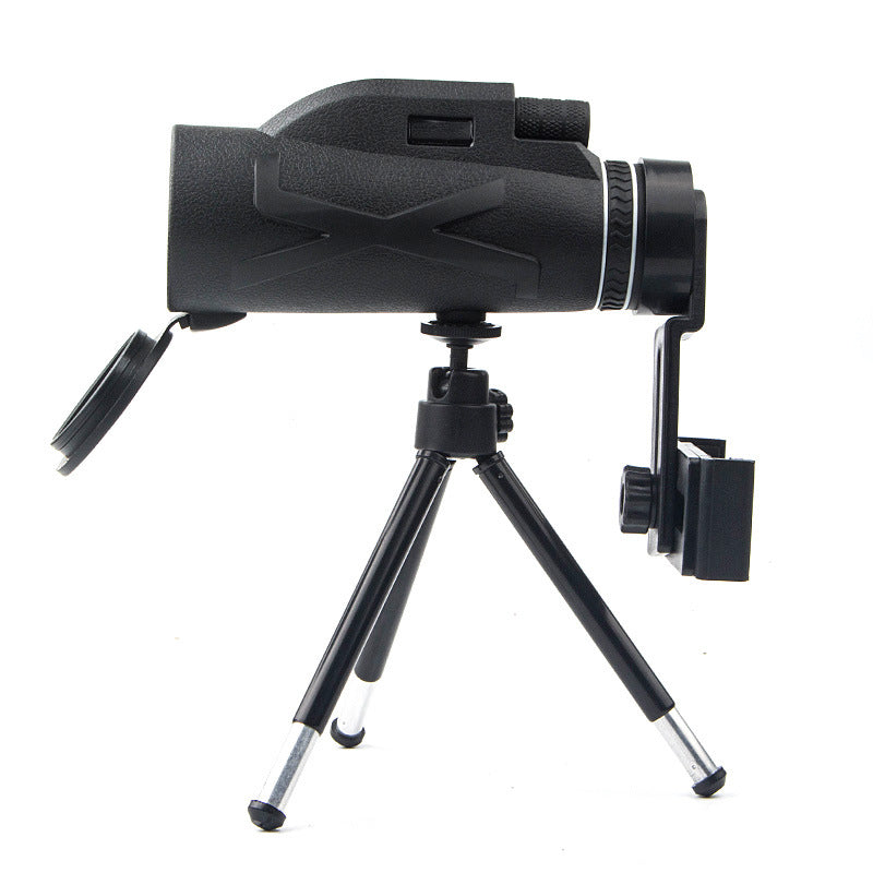 🎉Hot Sale🎉80x100 Monocular Telescope with Smartphone Adapter & Tripod