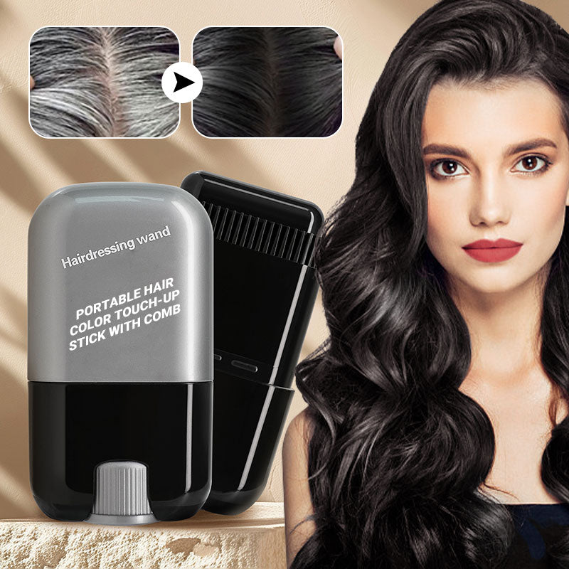 ✨Recasting Confidence💕Portable Hair Color Touch-Up Stick With Comb