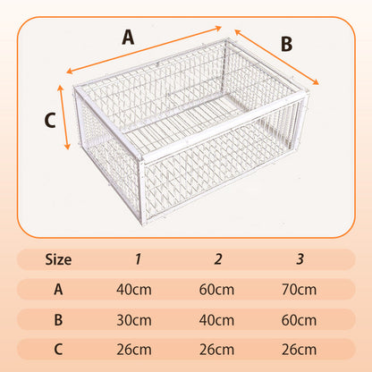 AutoTrap Bird Cage - Entry Only, No Exit, With Base